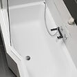 LAGUNA - 160x80 cm Laguna Beata Plus baignoire bain/douche asymétrique avec pieds, acrylique, gauche, blanc (BE1600LPLUS-SET) - vignette