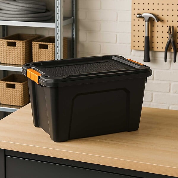 WERKAPRO - Bac de rangement  42 L (49 x 38 x 32 cm) - large