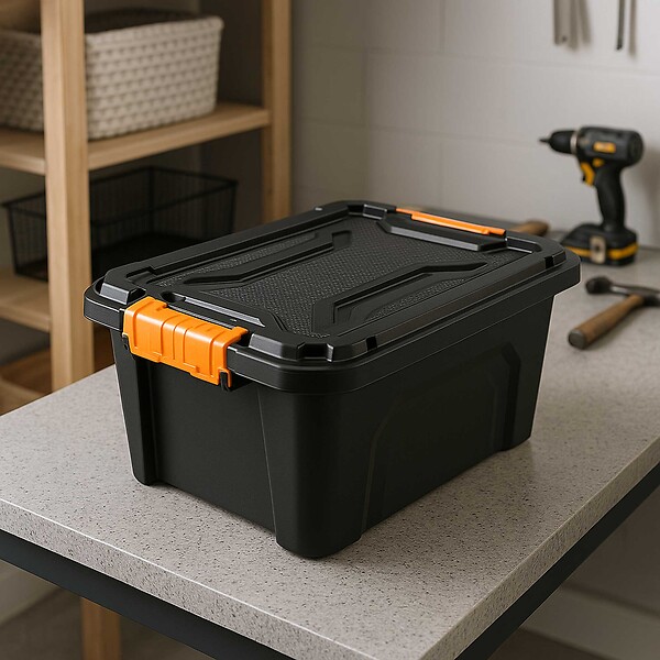 WERKAPRO - Bac de rangement  30 L (58 x 38 x 20 cm) - large