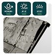 VOUNOT - Lot de 35 pcs Bordure de jardin imitation pierre facile a installer 5.35m gris - vignette