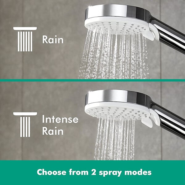 HANSGROHE - Colonne de douche Crometta S 240 EcoSmart chrome HANSGROHE 27268000 avec mitigeur thermostatique - large
