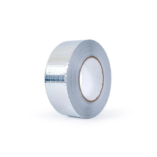 ACOMAT - Ruban adhésif aluminium renforcé largeur 50 mm longueur 50 mètres - assemblage isolants et gaines - large