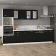 VIDAXL - vidaXL Armoire de plancher à tiroir "Lyon" Noir 50x46x81,5 cm - vignette