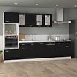 VIDAXL - vidaXL Armoire de plancher à tiroir "Lyon" Noir 80x46x81,5 cm - vignette