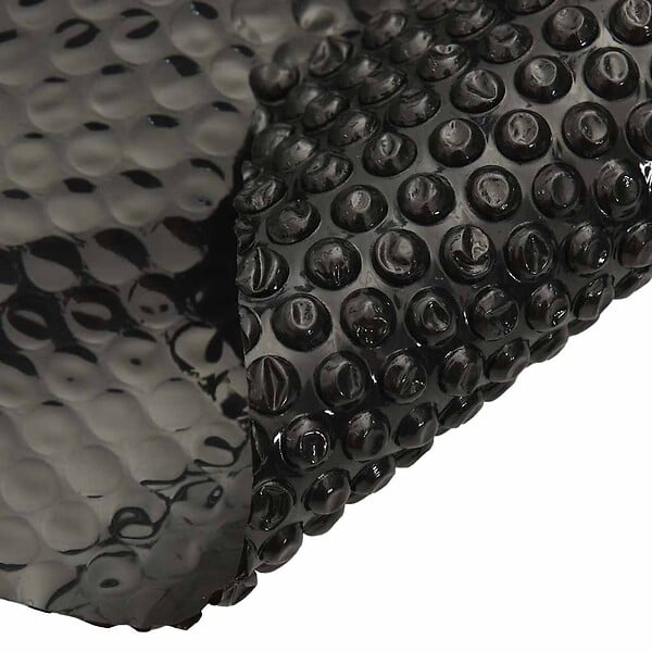 VIDAXL - vidaXL Couverture de piscine Noir 381 cm PE - large