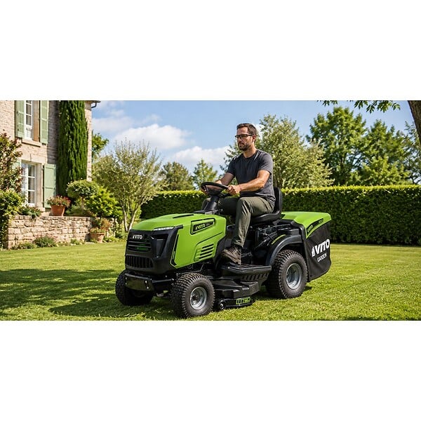 VITO - Tracteur Tondeuse thermique Autoportée 10.5CV Transmission Hydrostatique Coupe 86cm Bac 245L VITO - large