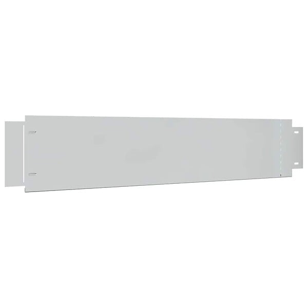 VIDAXL - vidaXL Clôture de pelouse 15 pcs Acier galvanisé 100x20 cm - large