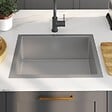 VIDAXL - vidaXL Évier de cuisine fait à la main Acier inoxydable - vignette