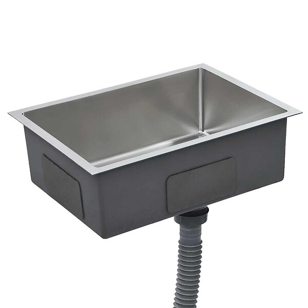 VIDAXL - vidaXL Évier de cuisine fait à la main Acier inoxydable - large