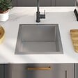 VIDAXL - vidaXL Évier de cuisine fait à la main Acier inoxydable - vignette