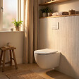GEBERIT - Pack WC Bâti support Geberit + WC Swiss Aqua Technologies Vortex sans bride + abattant SoftClose + plaque (TORNADOGEB3) - vignette