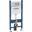 GEBERIT - Pack WC Bâti support Geberit + WC Swiss Aqua Technologies Vortex sans bride + abattant SoftClose + plaque (TORNADOGEB3) - vignette
