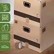 PACK AND MOVE - Pack and Move - Lot 50 Cartons Déménagement Stockage M - 60 x 40 x 30 cm - Poignées renforcées - 3 adhésifs offerts - vignette