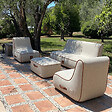COCO LOUNGE - Salon de jardin gonflable Collection Aloha - blanc cassé - vignette