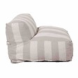 OVIALA - Fauteuil de jardin rayé pour canapé modulable beige - Mixi - vignette