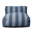 OVIALA - Fauteuil de jardin rayé pour canapé modulable bleu pacific - Mixi - vignette