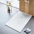 SANYCCES - Receveur de douche STRATO extra plat Blanc - 180 x 100 cm - Résistant et Facile à installer - Salle de bain, Douche - vignette