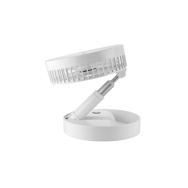 JOCCA - Ventilateur à Batterie Sans fil Silencieux USB BLANC Pliable & Pied Télescopique Télécommande Autonomie 24h Jocca - large