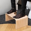 DURAVIT - Pack WC suspendu D-code + bati support + plaque + tabouret physiologique bois - vignette