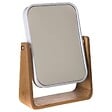 5 FIVE SIMPLY SMART - Miroir pivotant support en Bambou 1 face normale  et 1 face grossissante x3 - vignette