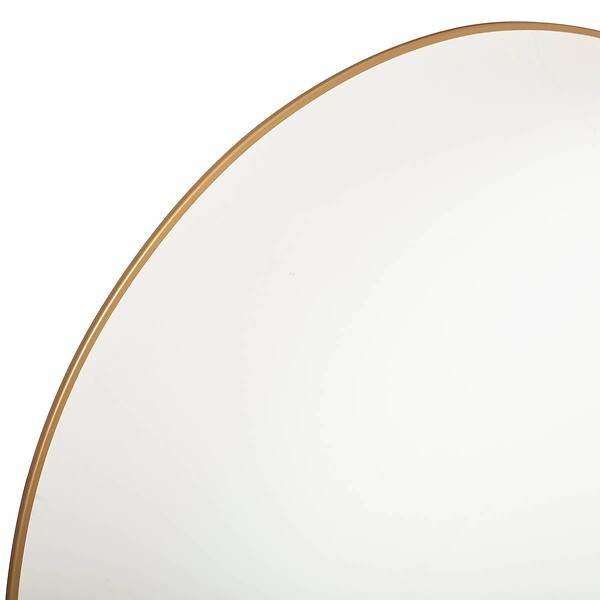ATMOSPHERA - Grand Miroir mural en Métal Doré D 76 cm - large