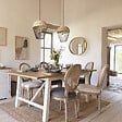 ATMOSPHERA - Miroir mural en Bois D 68 cm - vignette