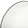 ATMOSPHERA - Grand Miroir mural en Métal Noir  D 76 cm - vignette