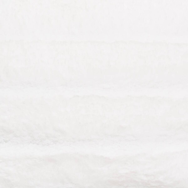 ATMOSPHERA - Coussin déhoussable en Fourrure Blanche 45 x 45 cm - large