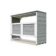 TIMBELA - Abri de jardin pour poubelles 3x240L TIMBELA M982A-TUNDRA GREY - vignette
