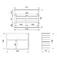 TIMBELA - Abri de jardin pour poubelles 3x240L TIMBELA M982A-TUNDRA GREY - vignette