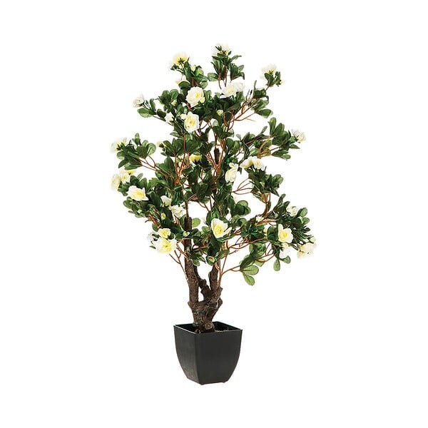 ATMOSPHERA - Plante artificielle Azalée en pot H 78 cm - large