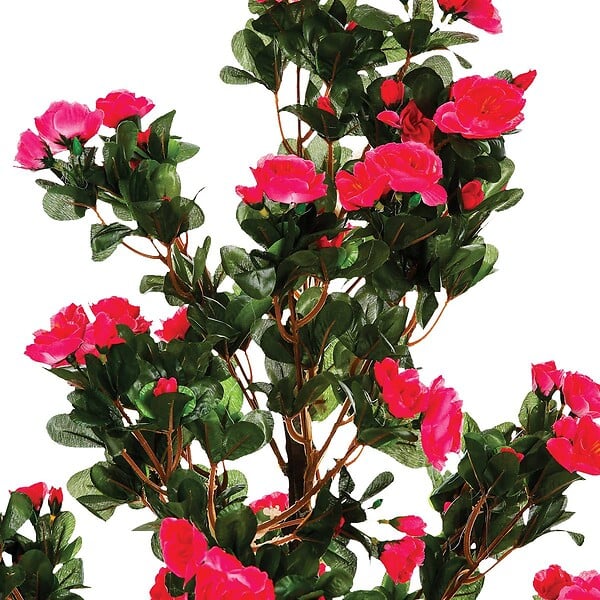 ATMOSPHERA - Plante artificielle Azalée en pot H 78 cm - large