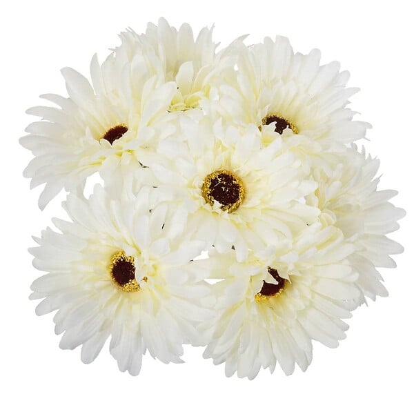 ATMOSPHERA - Bouquet de Fleurs artificielles 7 Gerberas D. 17 x H. 26 cm - large
