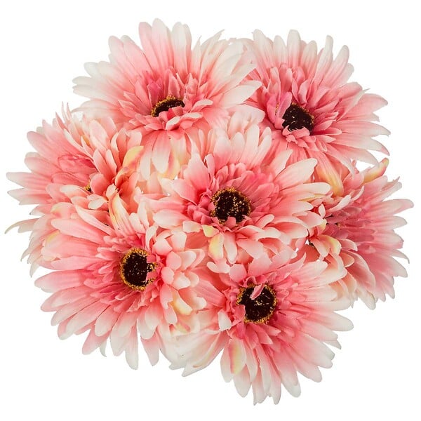 ATMOSPHERA - Bouquet de Fleurs artificielles 7 Gerberas D. 17 x H. 26 cm - large