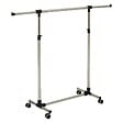 5 FIVE SIMPLY SMART - Penderie Portant à vêtements en Inox extensible en hauteur et largeur H 163 cm - vignette