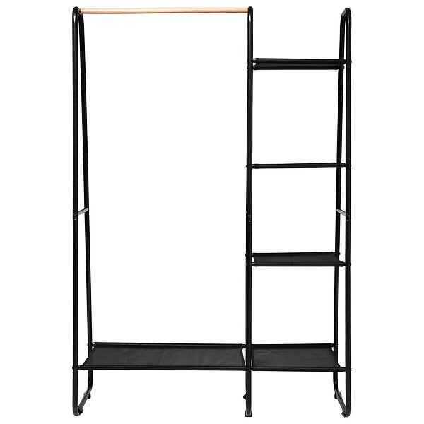 5 FIVE SIMPLY SMART - Meuble Portant à Vêtement avec Etagères H 150 cm - large
