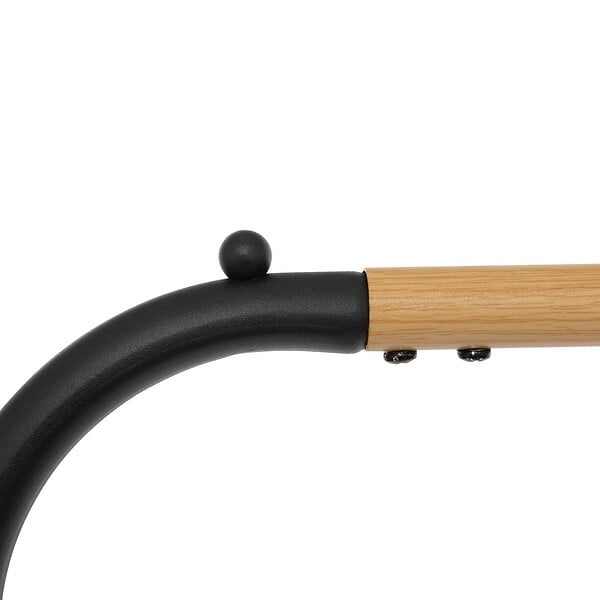 5 FIVE SIMPLY SMART - Penderie Portant à vêtements double en métal Noir H 150 cm - large