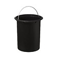 5 FIVE SIMPLY SMART - Poubelle de salle de bain en métal Vert Kaki et couvercle en Bambou 3 L - vignette