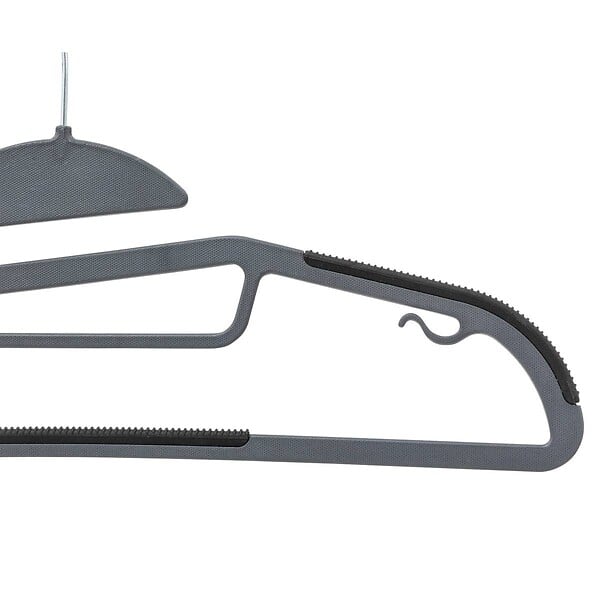 5 FIVE SIMPLY SMART - Lot de 8 Cintres bi-matière avec revêtement anti glisse - large