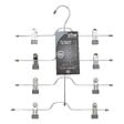 5 FIVE SIMPLY SMART - Cintre en métal avec pinces pour 4 pantalons - vignette