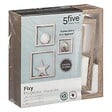 5 FIVE SIMPLY SMART - Lot de 3 Étagères murales flottantes Cubes coloris Chêne naturel Fixations invisibles - vignette
