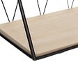 ATMOSPHERA - Etagère murale en Métal filaire Noir 48 x 20 cm - vignette