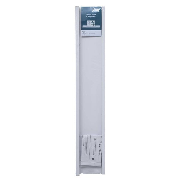 5 FIVE SIMPLY SMART - Étagère murale flottante coloris Blanc L 58 cm idéal pour tableau & cadre photo - large