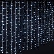 FEERIC LIGHTS & CHRISTMAS - Rideau lumineux L 1.5 m 300 LED Blanc froid 15  Tombées 8 jeux de lumière - vignette