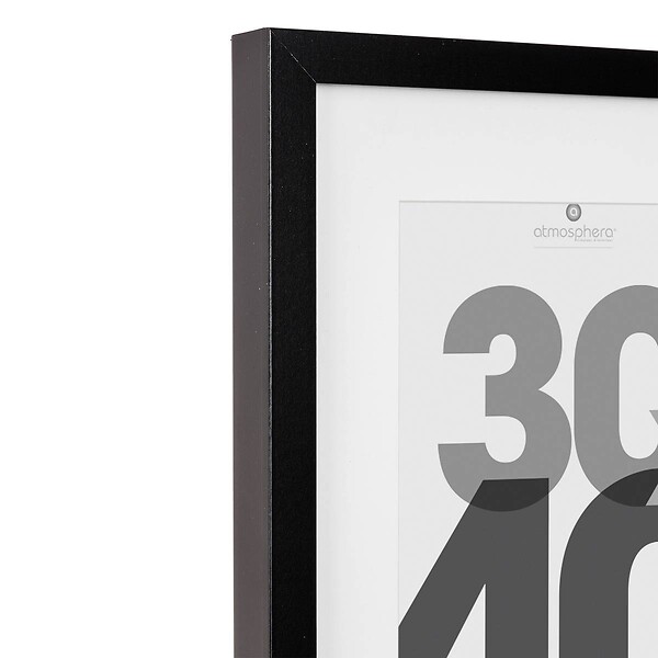 ATMOSPHERA - Cadre photo en Bois Noir pour Photo 30 x 40 cm - large