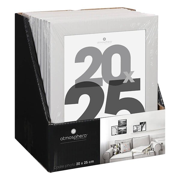ATMOSPHERA - Cadre photo Blanc pour Photo 20 x 25 cm - large