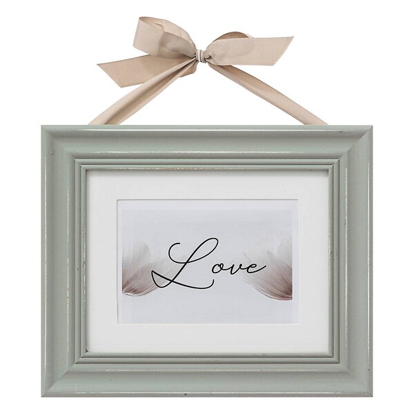 ATMOSPHERA - Cadre photo en Bois avec Ruban  pour photo 17 x 12 cm - large