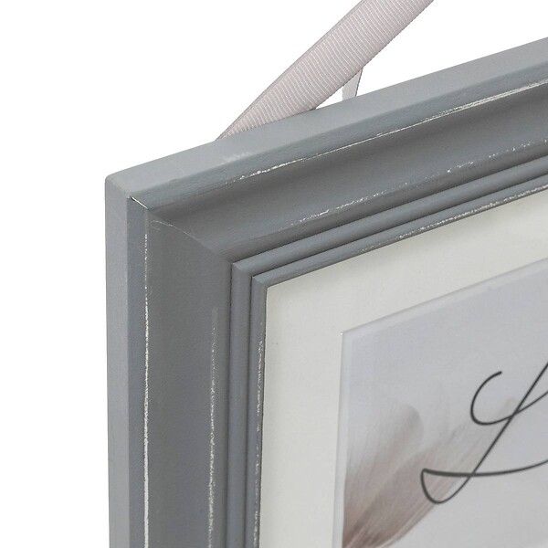 ATMOSPHERA - Cadre photo en Bois avec Ruban  pour photo 17 x 12 cm - large