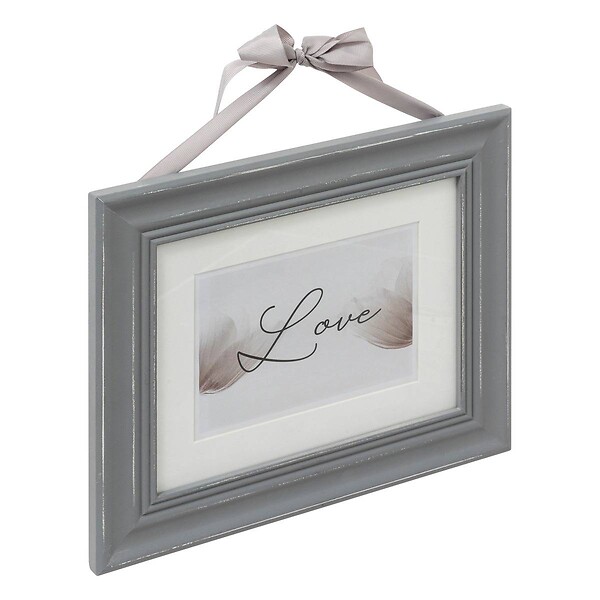 ATMOSPHERA - Cadre photo en Bois avec Ruban  pour photo 17 x 12 cm - large