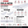 MCCOVER - Profil polycarbonate de jonction - ep.16 mm, L.300 cm - vignette
